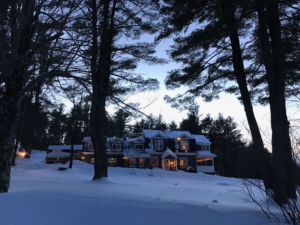 Winter Sunset View Snowvillage Inn